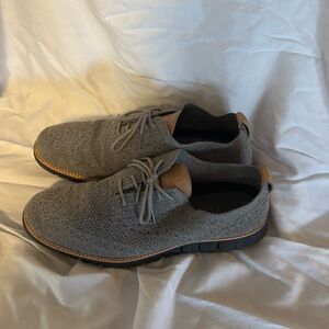 Cole Haan Zerogrand Wingtip Oxfords Ironstone Gray Stitchlite sz 9 (C02)